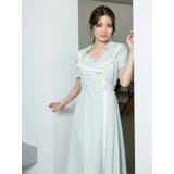 バイカラーハーフスリーブトレンチフレアワンピース | MERCURYDUO | 詳細画像2 