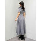 バイカラーハーフスリーブトレンチフレアワンピース | MERCURYDUO | 詳細画像24 