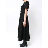 バイカラーハーフスリーブトレンチフレアワンピース | MERCURYDUO | 詳細画像26 