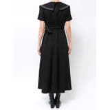 バイカラーハーフスリーブトレンチフレアワンピース | MERCURYDUO | 詳細画像27 