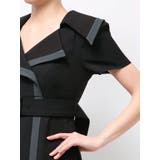 バイカラーハーフスリーブトレンチフレアワンピース | MERCURYDUO | 詳細画像29 