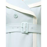 バイカラーハーフスリーブトレンチフレアワンピース | MERCURYDUO | 詳細画像34 