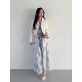 ブーケ花柄ニットドッキングワンピース | MERCURYDUO | 詳細画像14 