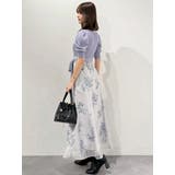 ブーケ花柄ニットドッキングワンピース | MERCURYDUO | 詳細画像27 