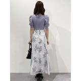 ブーケ花柄ニットドッキングワンピース | MERCURYDUO | 詳細画像28 