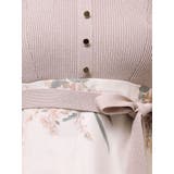 ブーケ花柄ニットドッキングワンピース | MERCURYDUO | 詳細画像49 