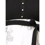 ブーケ花柄ニットドッキングワンピース | MERCURYDUO | 詳細画像50 