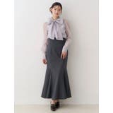 オーガンジービッグボウタイブラウス | MERCURYDUO | 詳細画像13 