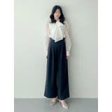 オーガンジービッグボウタイブラウス | MERCURYDUO | 詳細画像17 