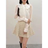 オーガンジービッグボウタイブラウス | MERCURYDUO | 詳細画像26 