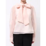 オーガンジービッグボウタイブラウス | MERCURYDUO | 詳細画像36 