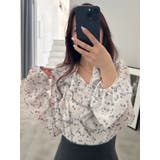 ダブルラッフルバイカラーパイピングブラウス | MERCURYDUO | 詳細画像16 