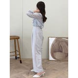 ダブルラッフルバイカラーパイピングブラウス | MERCURYDUO | 詳細画像22 