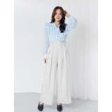 シフォンロングスリーブラッフルブラウス | MERCURYDUO | 詳細画像10 