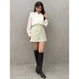 シフォンロングスリーブラッフルブラウス | MERCURYDUO | 詳細画像25 