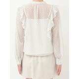 シフォンロングスリーブラッフルブラウス | MERCURYDUO | 詳細画像40 