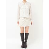 シフォンロングスリーブラッフルブラウス | MERCURYDUO | 詳細画像45 