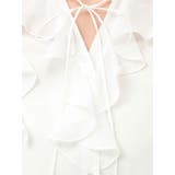 シフォンロングスリーブラッフルブラウス | MERCURYDUO | 詳細画像48 