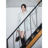 シフォンロングスリーブラッフルブラウス | MERCURYDUO | 詳細画像7 