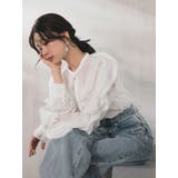 ポイントレースブラウス | MERCURYDUO | 詳細画像2