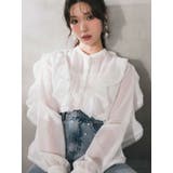 オフホワイト | ポイントレースブラウス | MERCURYDUO