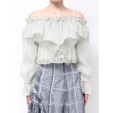 オフショルラッフルブラウス | MERCURYDUO | 詳細画像23 