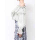 オフショルラッフルブラウス | MERCURYDUO | 詳細画像24 