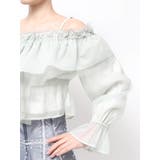 オフショルラッフルブラウス | MERCURYDUO | 詳細画像27 