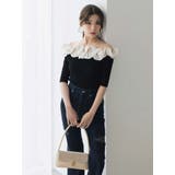 レーストリミングカットアウトデニムパンツ | MERCURYDUO | 詳細画像2 