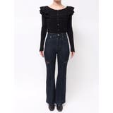 レーストリミングカットアウトデニムパンツ | MERCURYDUO | 詳細画像23 