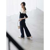 レーストリミングカットアウトデニムパンツ | MERCURYDUO | 詳細画像4 