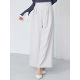 レースレイヤードタックパンツ | MERCURYDUO | 詳細画像2 