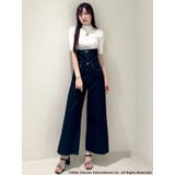 【EMILY IN PARISコラボ】2WAYハイウエストワイドデニムパンツ | MERCURYDUO | 詳細画像24 
