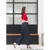 【EMILY IN PARISコラボ】2WAYハイウエストワイドデニムパンツ | MERCURYDUO | 詳細画像7 