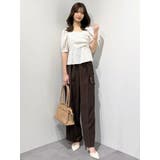 【セットアップ着用可】サイドベルトストレートパンツ | MERCURYDUO | 詳細画像16 