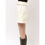 ウールベルテッドミニスカート | MERCURYDUO | 詳細画像9 