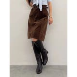 ブラウン | ニーレングススカート | MERCURYDUO