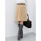 ベージュ | ニーレングススカート | MERCURYDUO