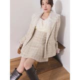 ベージュ | 【セットアップ着用可】バックZIPミニスカパン | MERCURYDUO