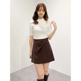 【セットアップ着用可】ドレープミニスカート | MERCURYDUO | 詳細画像42 