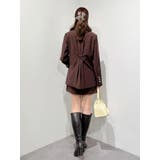 【セットアップ着用可】ドレープミニスカート | MERCURYDUO | 詳細画像44 