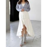 デニムイレギュラーヘムフレアスカート | MERCURYDUO | 詳細画像17 