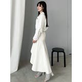 デニムイレギュラーヘムフレアスカート | MERCURYDUO | 詳細画像19 