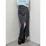 アシメZIPナロースカート | MERCURYDUO | 詳細画像17 