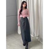 アシメZIPナロースカート | MERCURYDUO | 詳細画像9 