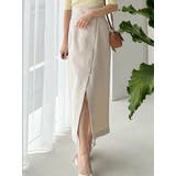 アイボリー | アシメZIPナロースカート | MERCURYDUO