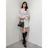 ツイード台形ミニスカート | MERCURYDUO | 詳細画像11 