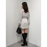 ツイード台形ミニスカート | MERCURYDUO | 詳細画像13 