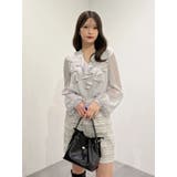 ツイード台形ミニスカート | MERCURYDUO | 詳細画像15 