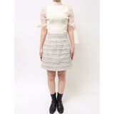 ツイード台形ミニスカート | MERCURYDUO | 詳細画像23 